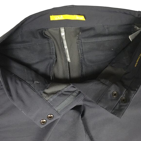 Lole Wicking Travel Pants UPF Protection Dark Grey Mid Rise Straight Leg Women 4 - Picture 12 of 14